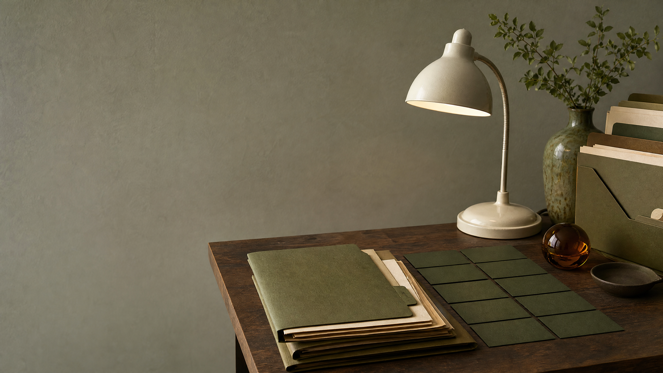 Abstract editorial market-research visual