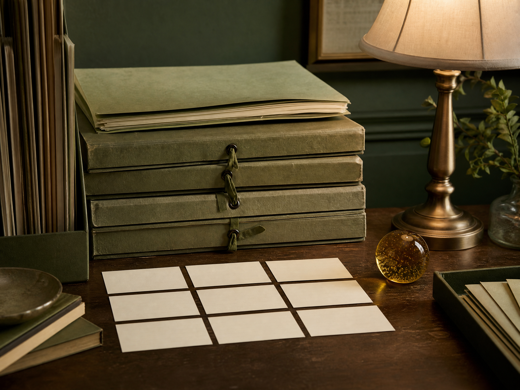 Abstract research materials